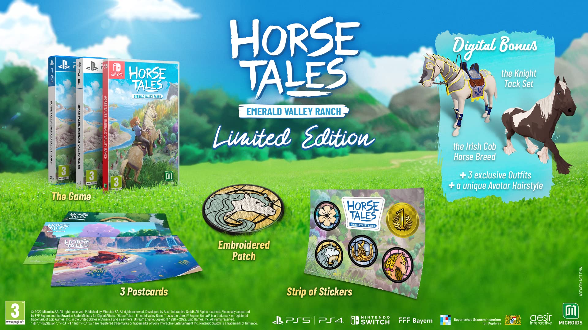 Horse Tales: Emerald Valley Ranch PS5 PAL ESP - Nuevo - Edición Día Uno Horse Tales: Emerald Valley Ranch PS5 PAL ESP - Nuevo - Edición Día Uno